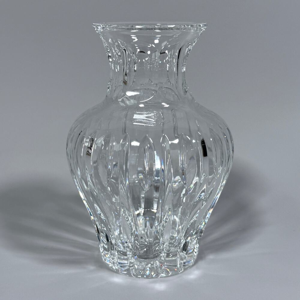 6" Marquis by Waterford Beautiful Clear Crystal Glass Vase